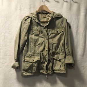 Talula cropped utility coat